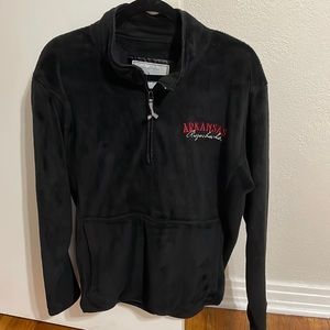 Arkansas Razorbacks quarter-zip sportswear jacket